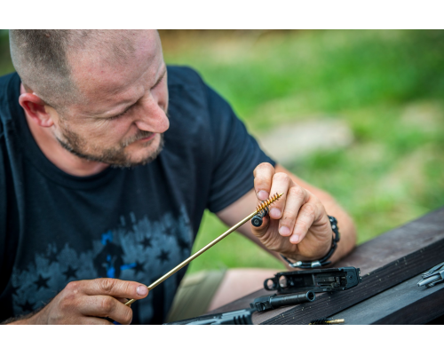 Набор для чистки пистолета Pistol Cleaning Kit for .38 / 9mm - Copper - Black