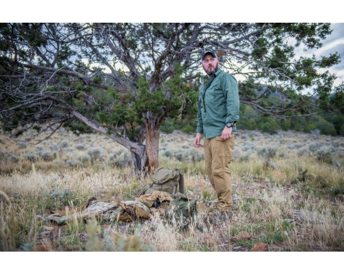 Рубашка DEFENDER Mk2 Shirt long sleeve® - PolyCotton Ripstop - Olive Green