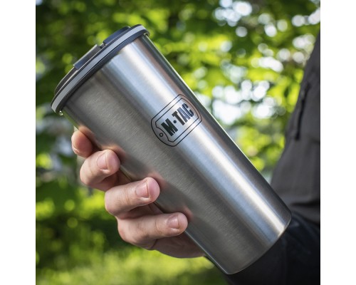 M-TAC ТЕРМОКРУЖКА С КЛАПАНОМ 450 МЛ НЕРЖ.