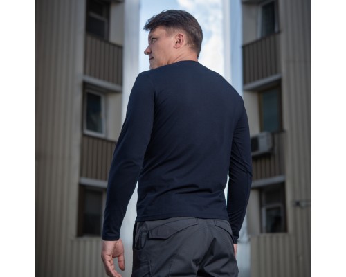 M-TAC ФУТБОЛКА ДЛИННЫЙ РУКАВ 93/7 DARK NAVY BLUE