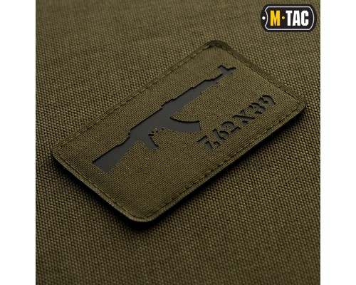 M-TAC НАШИВКА AKM 7,62Х39 LASER CUT RANGER GREENBLACK