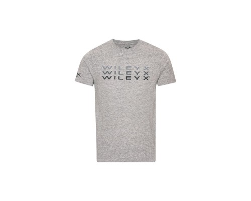 Футболка WILEY X CORE T-SHIRT Grey Melange w/ Wiley X Fade