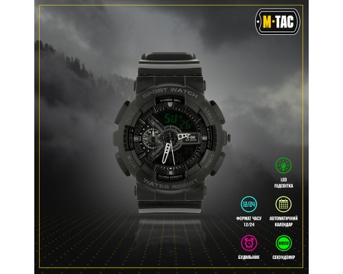 M-TAC ЧАСЫ SPORT BLACK