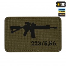 M-TAC НАШИВКА AR-15 2235,56 LASER CUT RANGER GREENBLACK