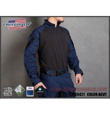 Тактическая рубашка EmersonGear blue label Upgraded version G3 Navy Blue