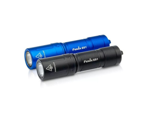 Фонарь Fenix E01 V2.0, синий