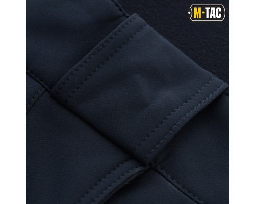 M-TAC БРЮКИ SOFT SHELL WINTER DARK NAVY BLUE