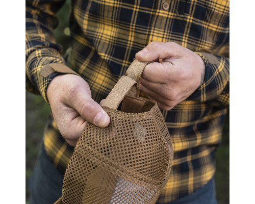 M-TAC БЕЙСБОЛКА С ЛИПУЧКОЙ И СЕТКОЙ FLEX РИП-СТОП COYOTE BROWN