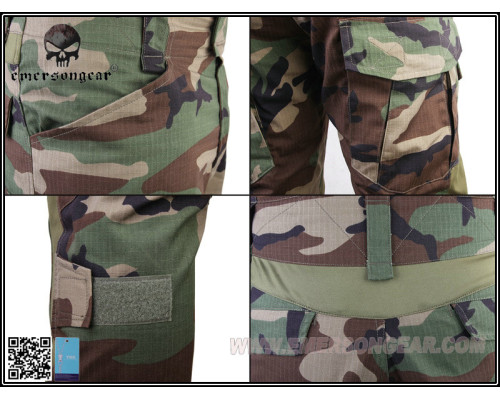 Комплект униформы EmersonGear Gen2 Woodland