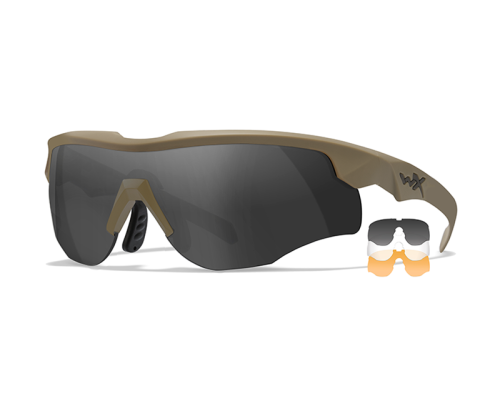 Очки WILEY X ROGUE COMM - 3 Lens Grey/Clear/Light Rust