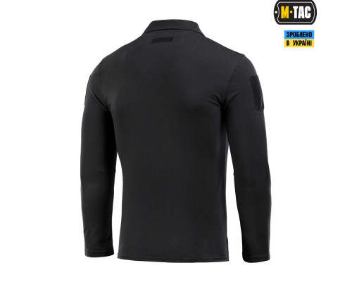 M-TAC ПОЛО ТАКТИЧЕСКОЕ ДЛИННЫЙ РУКАВ 65/35 BLACK
