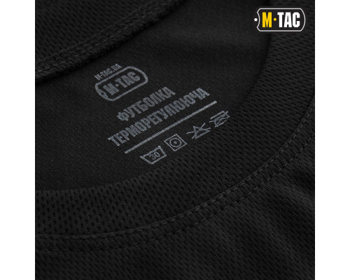 M-TAC ФУТБОЛКА ПОТООТВОДЯЩАЯ ATHLETIC VELCRO BLACK