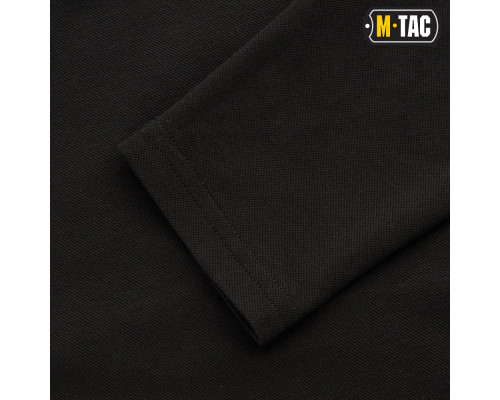 M-TAC ПОЛО ТАКТИЧЕСКОЕ ДЛИННЫЙ РУКАВ 65/35 BLACK