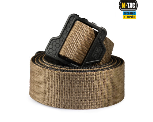 M-TAC РЕМЕНЬ DOUBLE DUTY TACTICAL BELT HEX COYOTE/BLACK