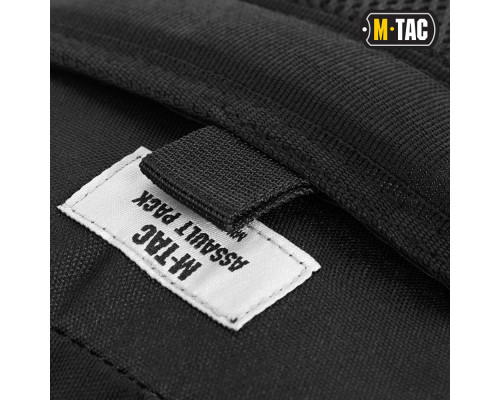 M-TAC РЮКЗАК ASSAULT PACK LASER CUT BLACK
