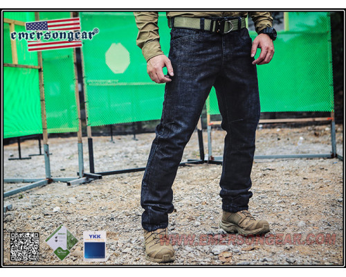 Тактические джинсы Emersongear Bluelabel Tactical Denim Black