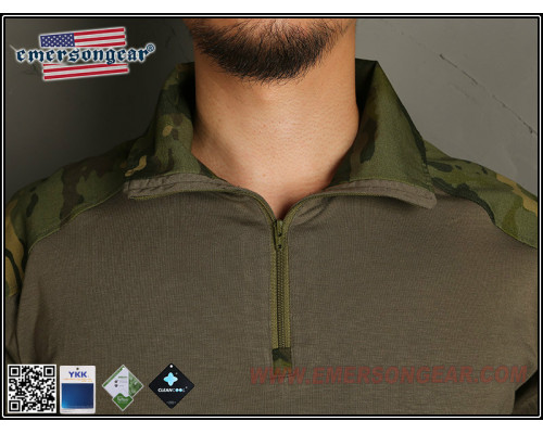 Тактическая рубашка EmersonGear blue label Upgraded version G3 Multicam Tropic