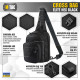 M-TAC СУМКА CROSS BAG ELITE HEX BLACK