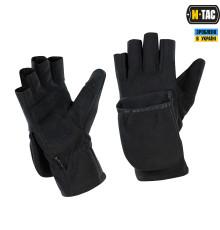 M-TAC ПЕРЧАТКИ БЕСПАЛЫЕ С КЛАПАНОМ WINDBLOCK 295 BLACK