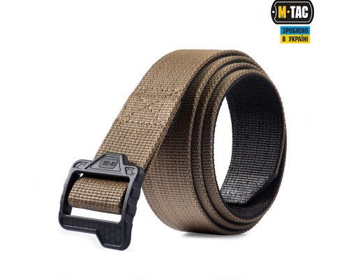 M-TAC РЕМЕНЬ DOUBLE DUTY TACTICAL BELT HEX COYOTE/BLACK
